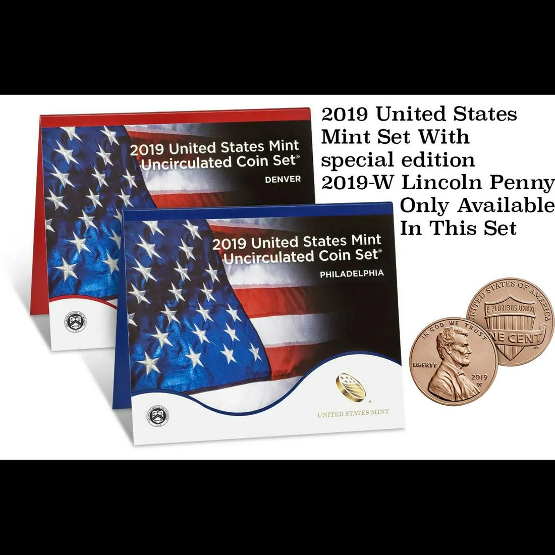 2019 United States Mint Set, 21 Coins Inside! (1 of 1)