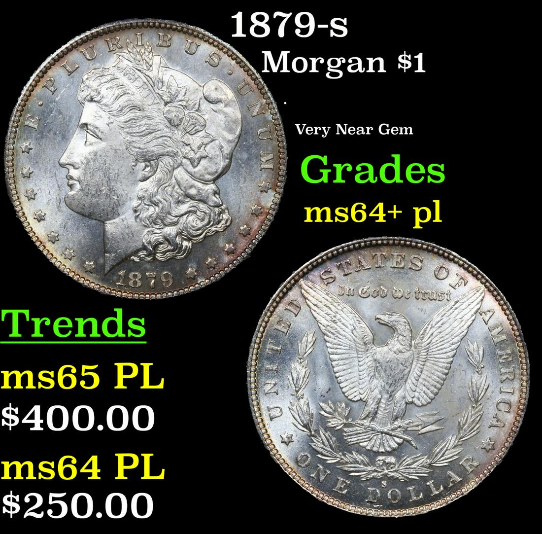 1879-s Morgan Dollar $1 Grades Choice Unc+ PL (1 of 7)