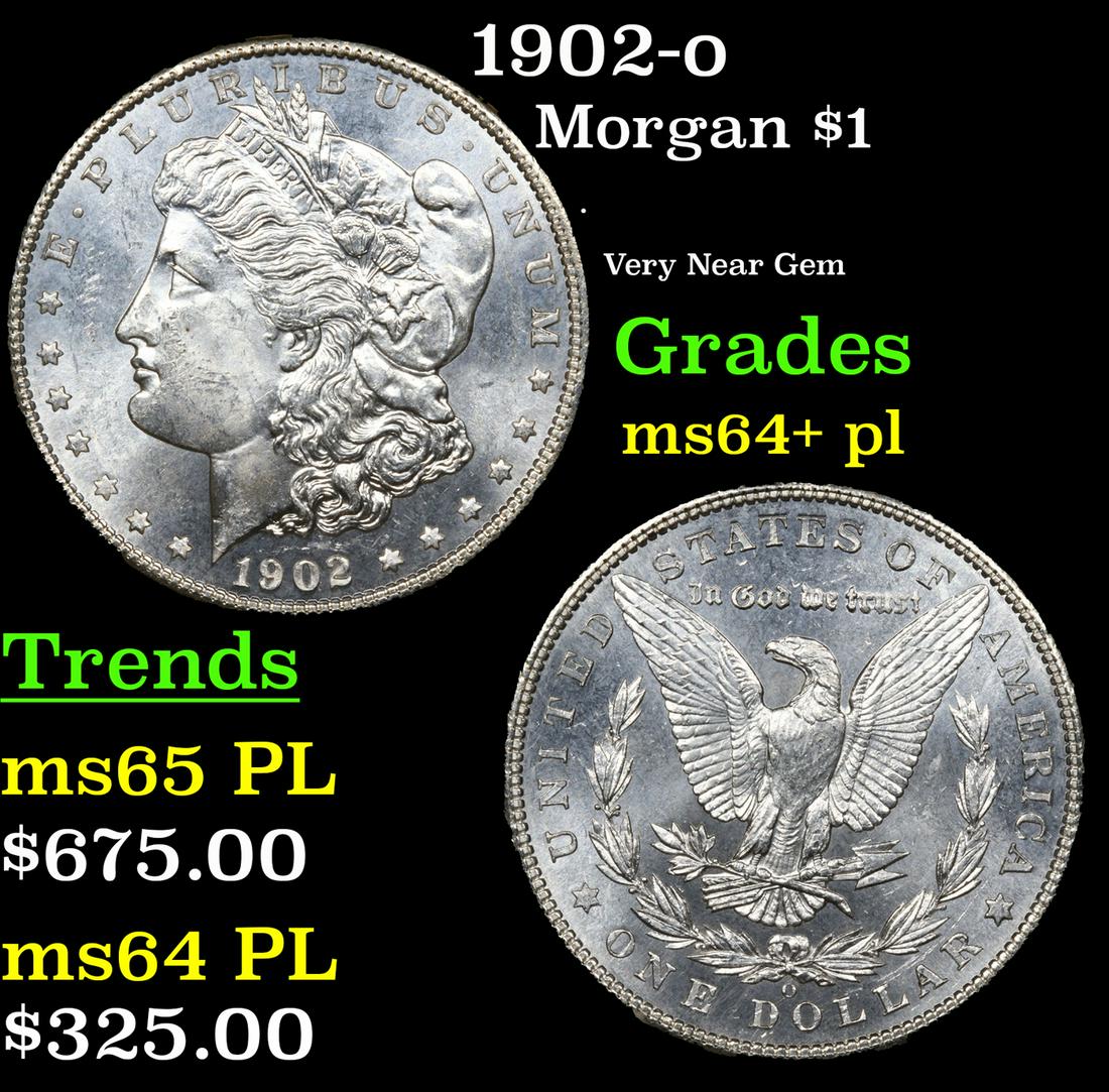 1902-o Morgan Dollar $1 Grades Choice Unc+ PL (1 of 7)