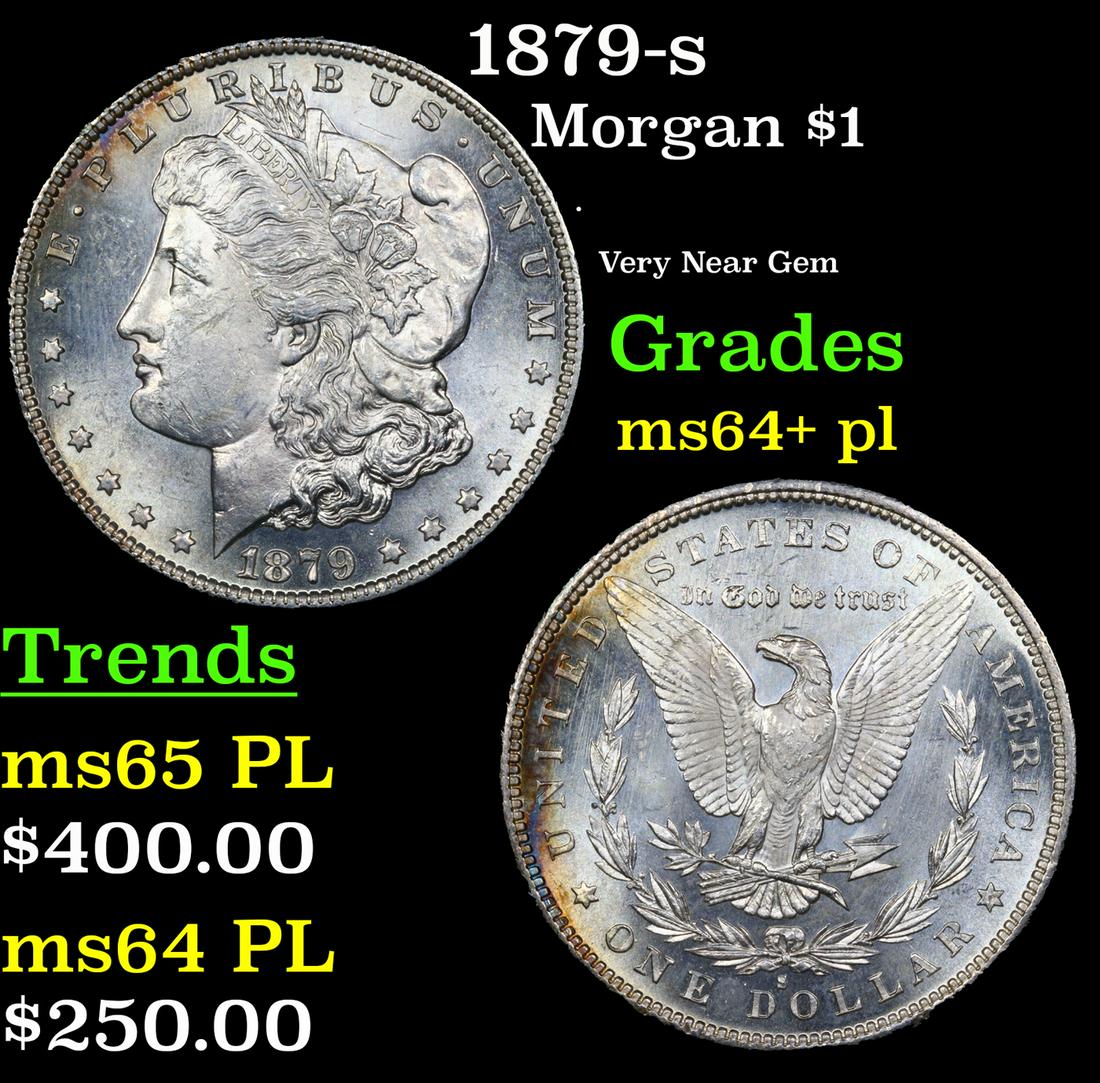 1879-s Morgan Dollar $1 Grades Choice Unc+ PL (1 of 7)