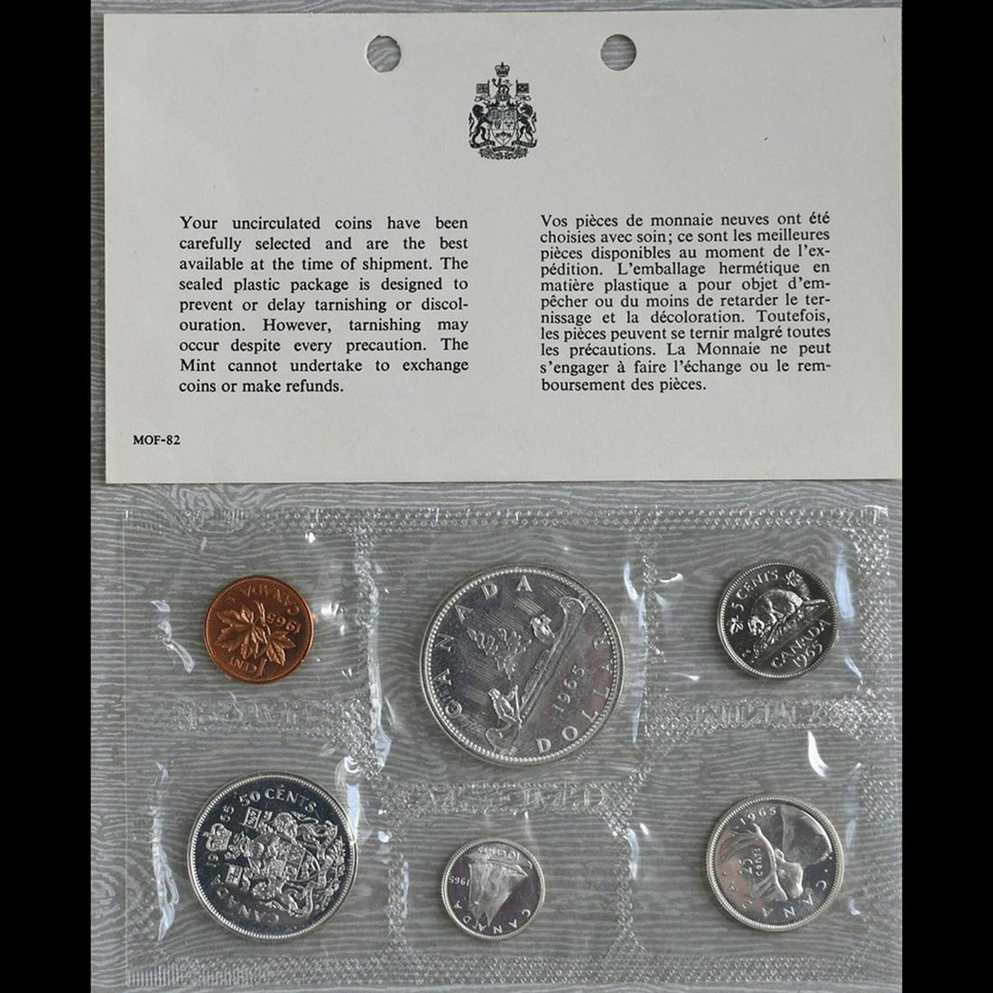 1965 Canadian Prooflike Silver Set (1 of 3)