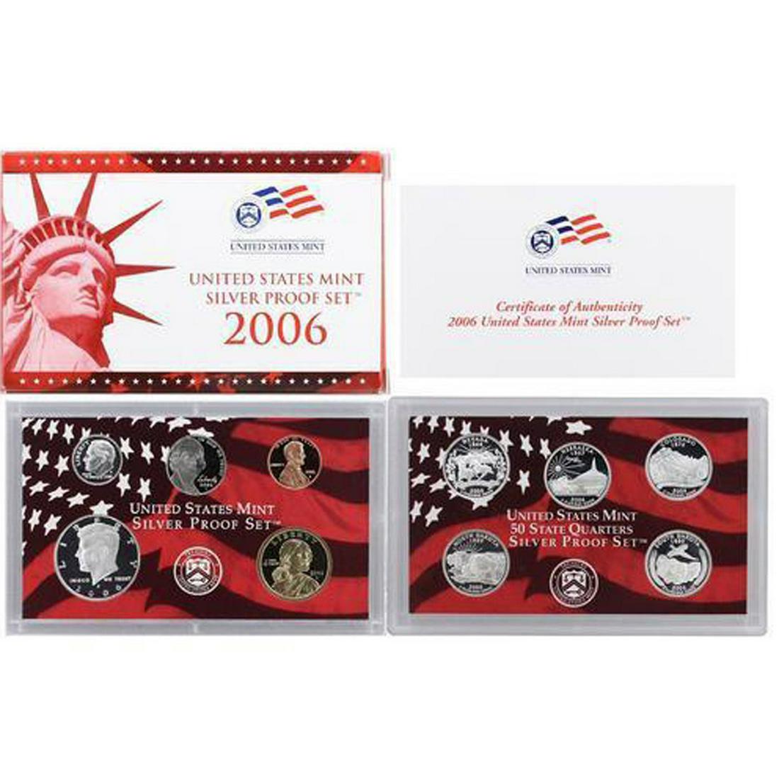 2006 United States Silver Proof Set - 11 pc set, about 1 1/2 ounces of pure silver. (1 of 1)