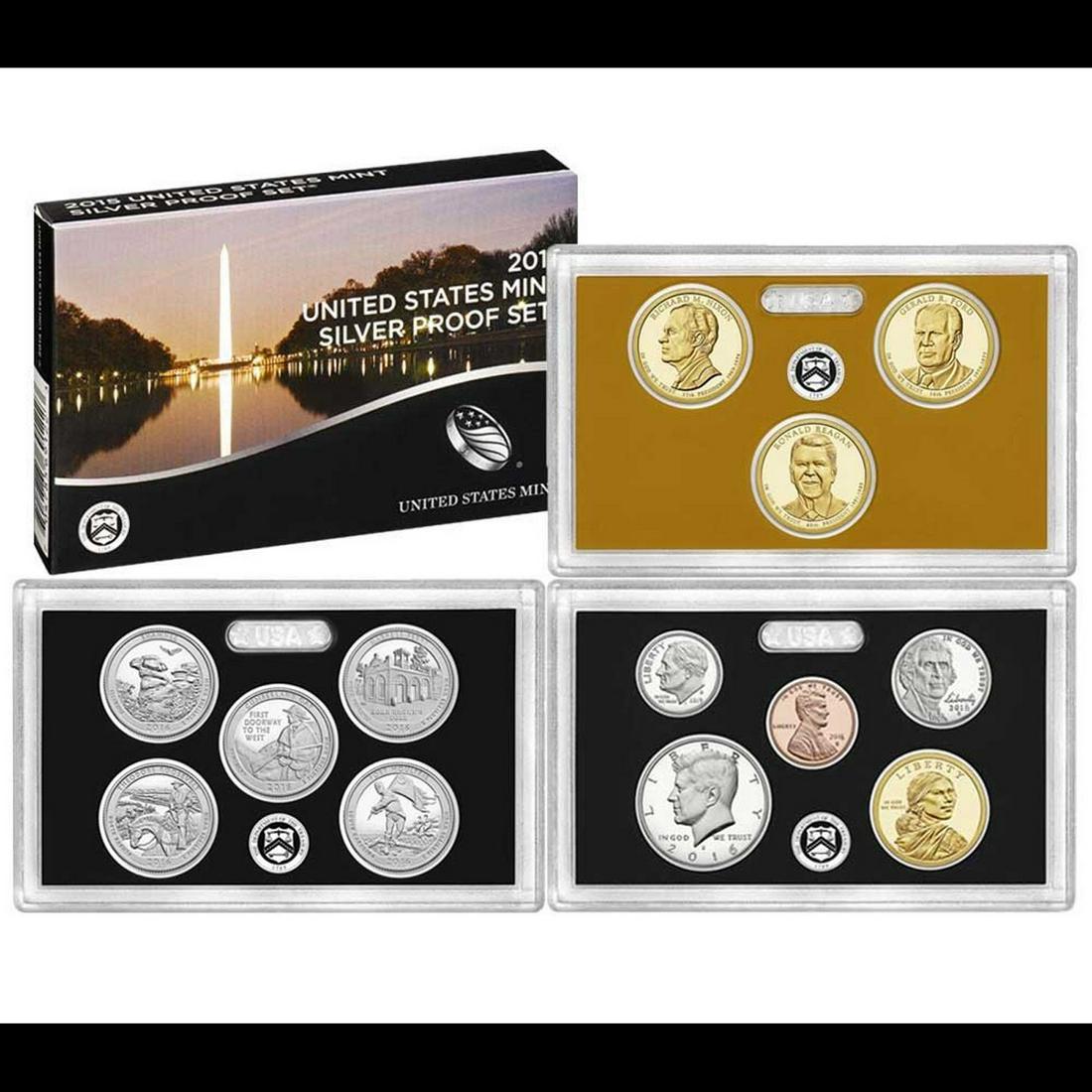 2016 United States Silver Proof Set 13 coins (1 of 1)