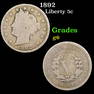 1892 Liberty Nickel 5c Grades g+