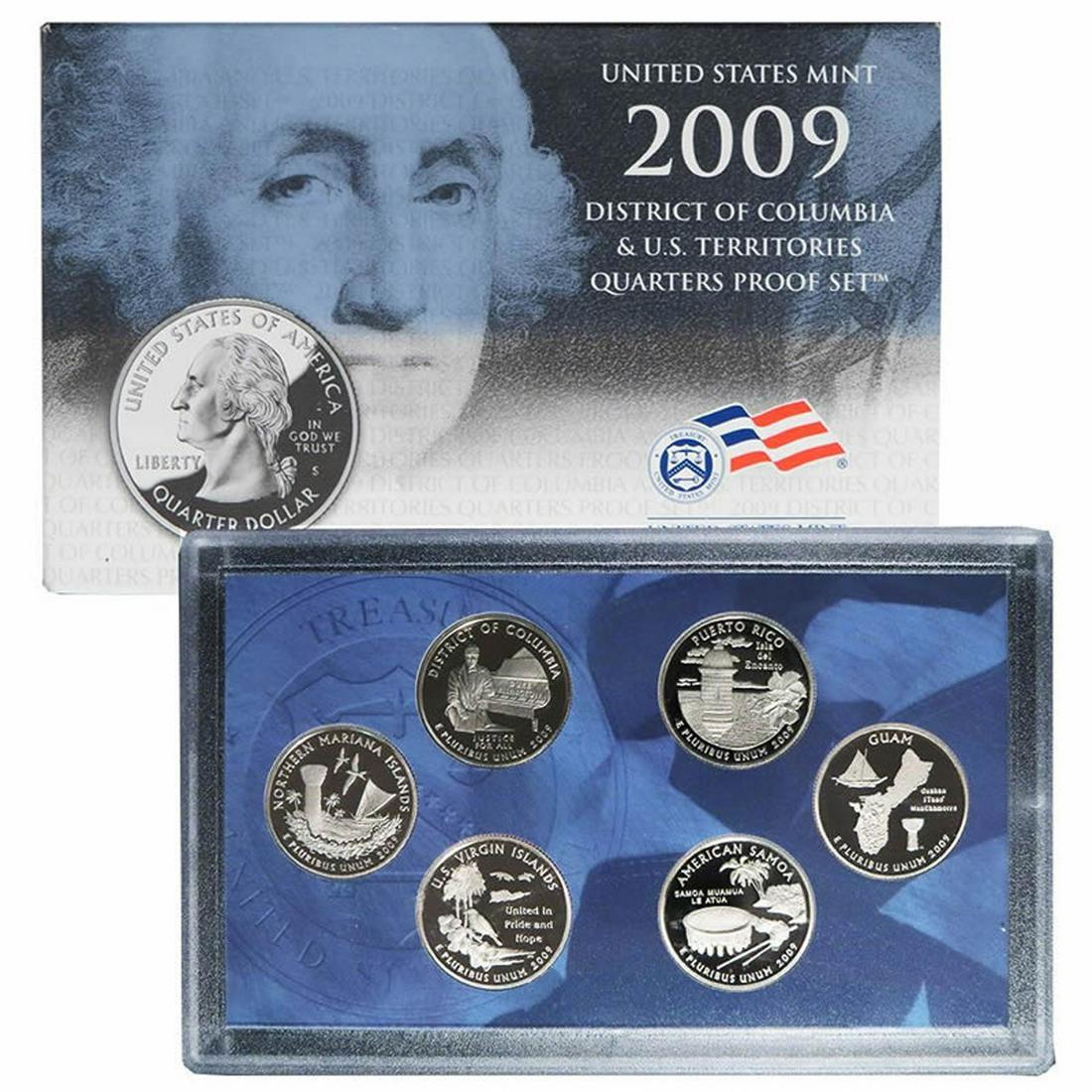 United States Mint 2009 District of Columbia & U.S. Territories Quarters Proof Set (1 of 1)