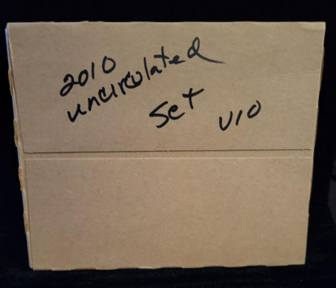 Sealed 2010 United States Mint Set in Original Government Shipped Box, Never Opened! 28 Coins (1 of 2)