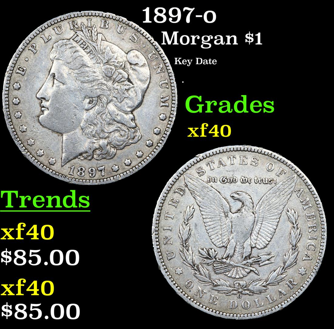 1897-o Morgan Dollar $1 Grades xf (1 of 3)