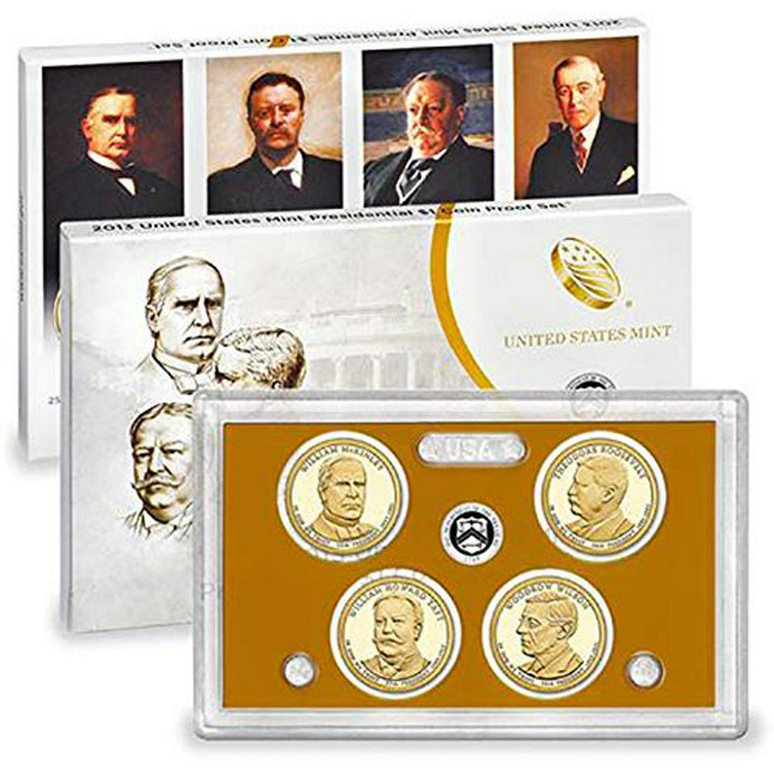 2013 US MINT PRESIDENTIAL $1 COIN PROOF SET W/COA (1 of 1)