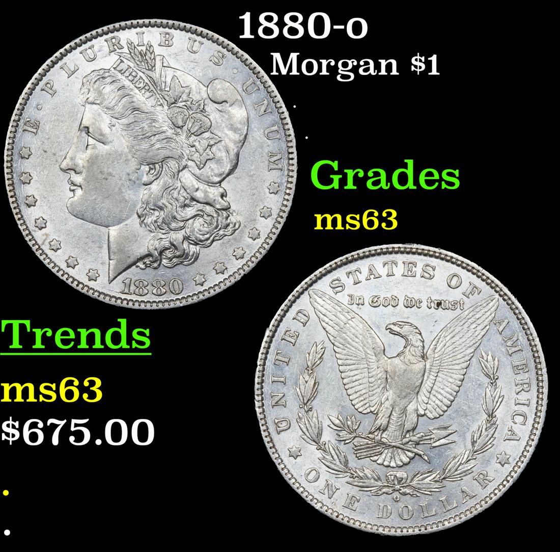 1880-o Morgan Dollar $1 Grades Select Unc (1 of 3)