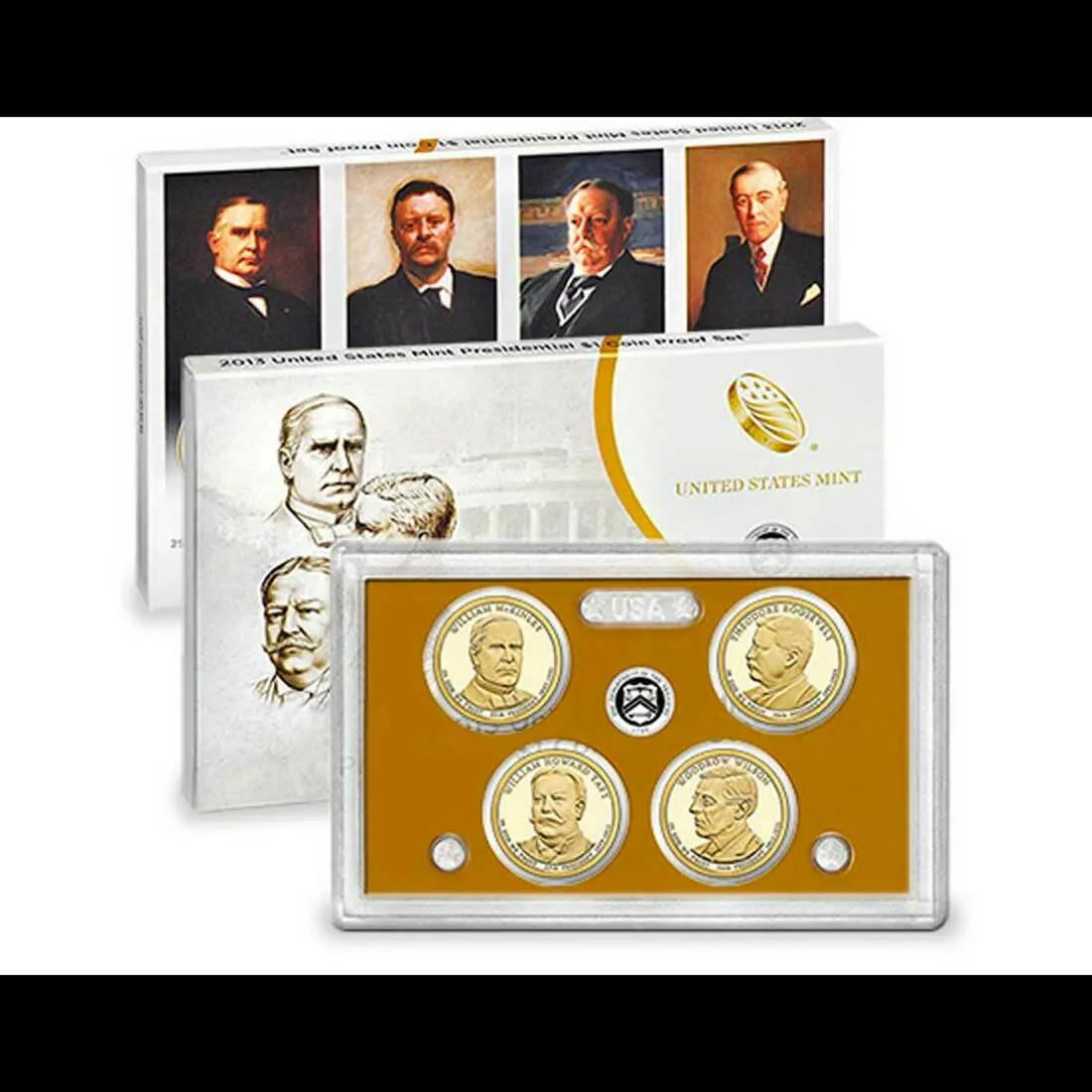 2013 US MINT PRESIDENTIAL $1 COIN PROOF SET W/COA (1 of 1)