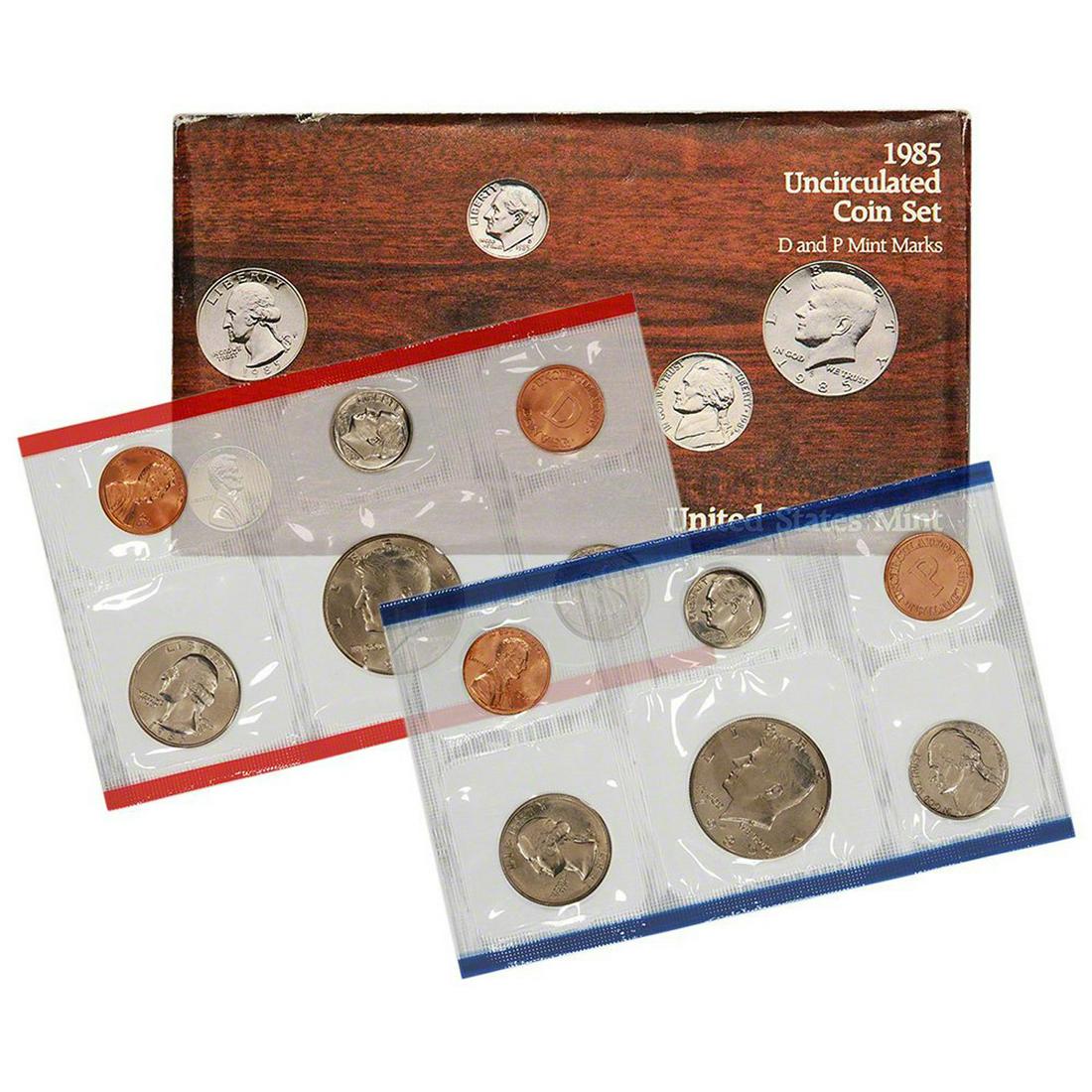 1985 Mint Set in Original Government Packaging, 11 Coins Inside! (1 of 1)