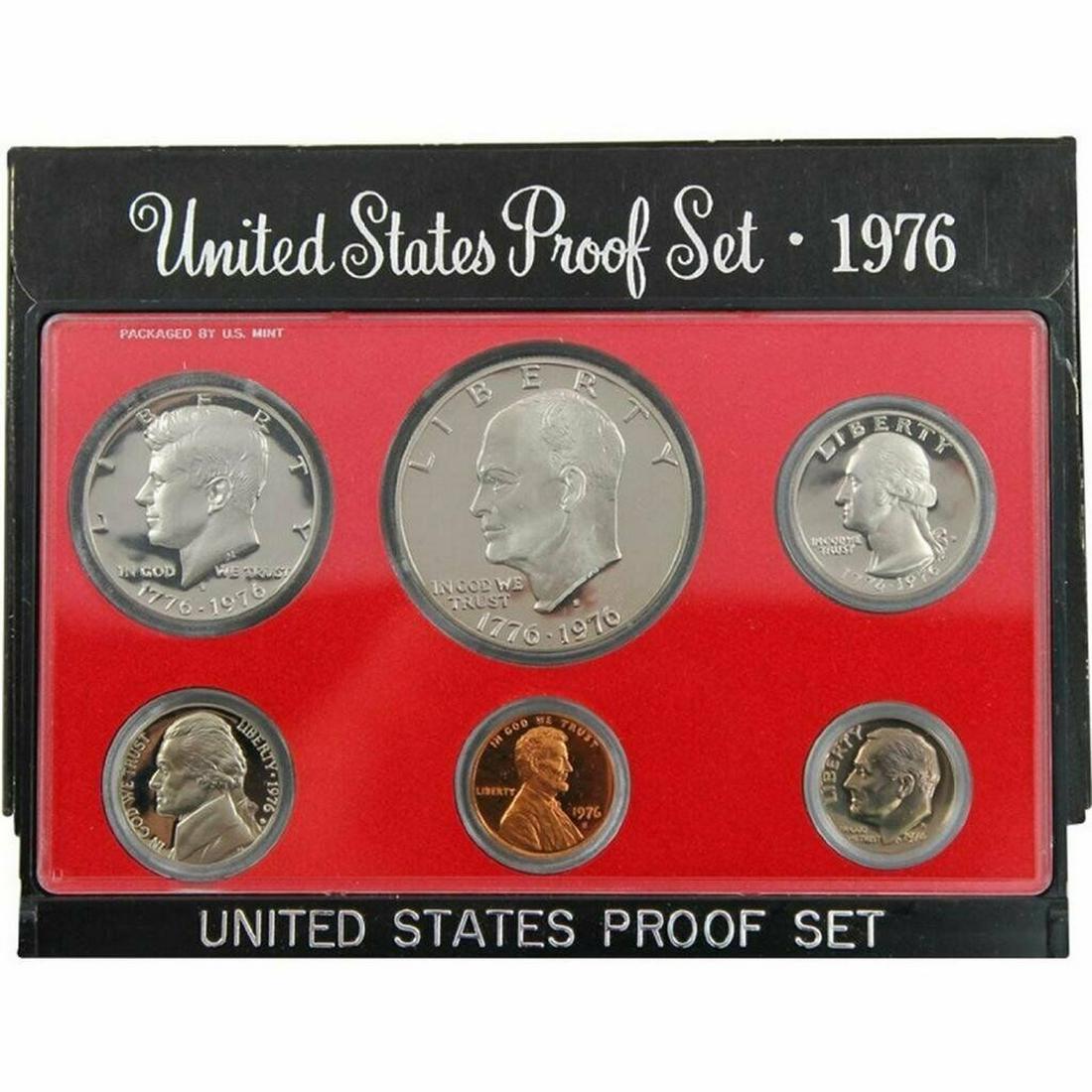 1976 United States Proof Set, 5 Coins Inside!! (1 of 1)