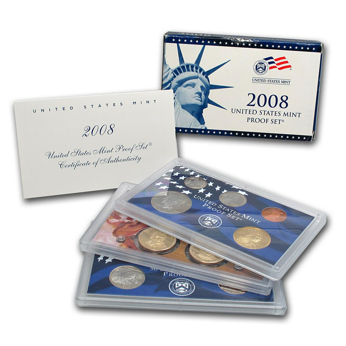 2008 United States Mint Proof Set - 14 Pieces - Extremely low mintage, hard to find (1 of 1)