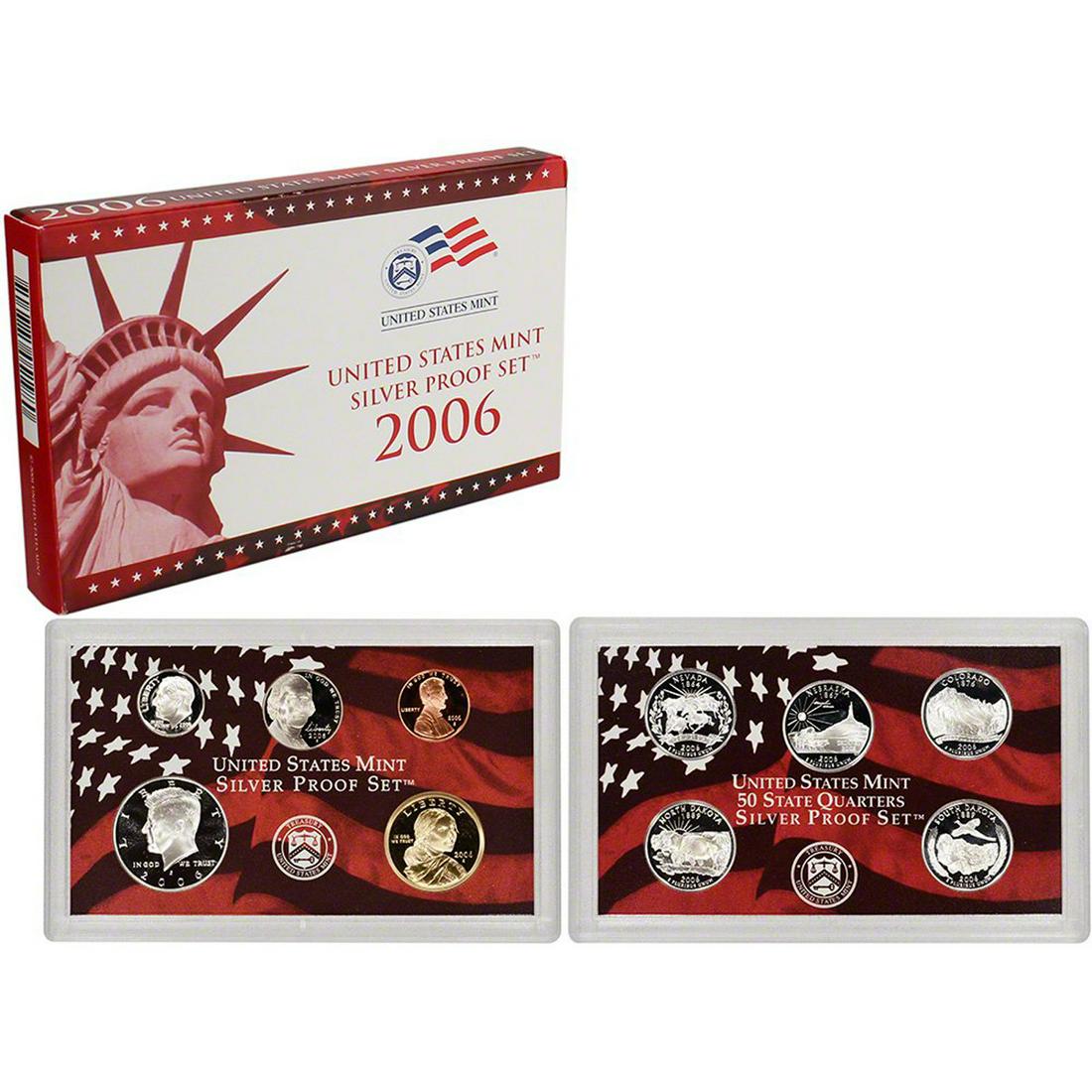 2006 United States Silver Proof Set - 11 pc set, about 1 1/2 ounces of pure silver. (1 of 1)