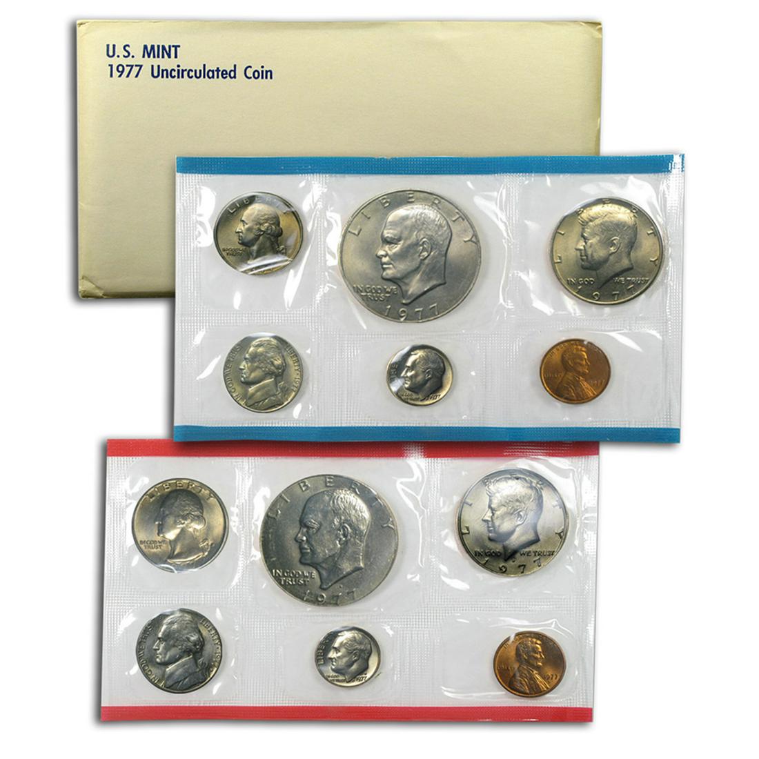 1977 United States Proof Set, 5 Coins Inside! (1 of 1)