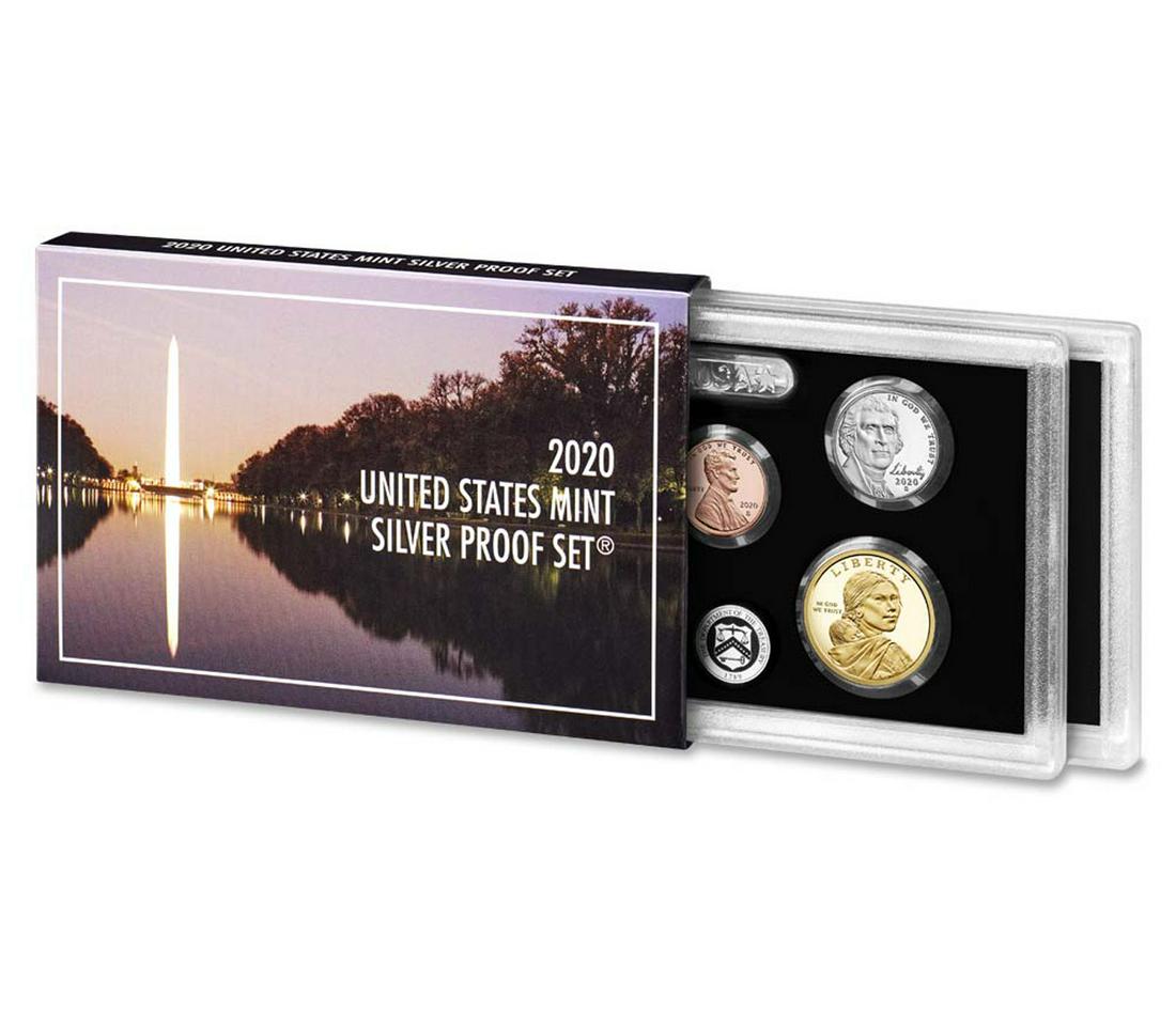 2019 United States Mint Silver Proof Set; 10 pcs, about about 1.4 ounces of pure silver. (1 of 1)