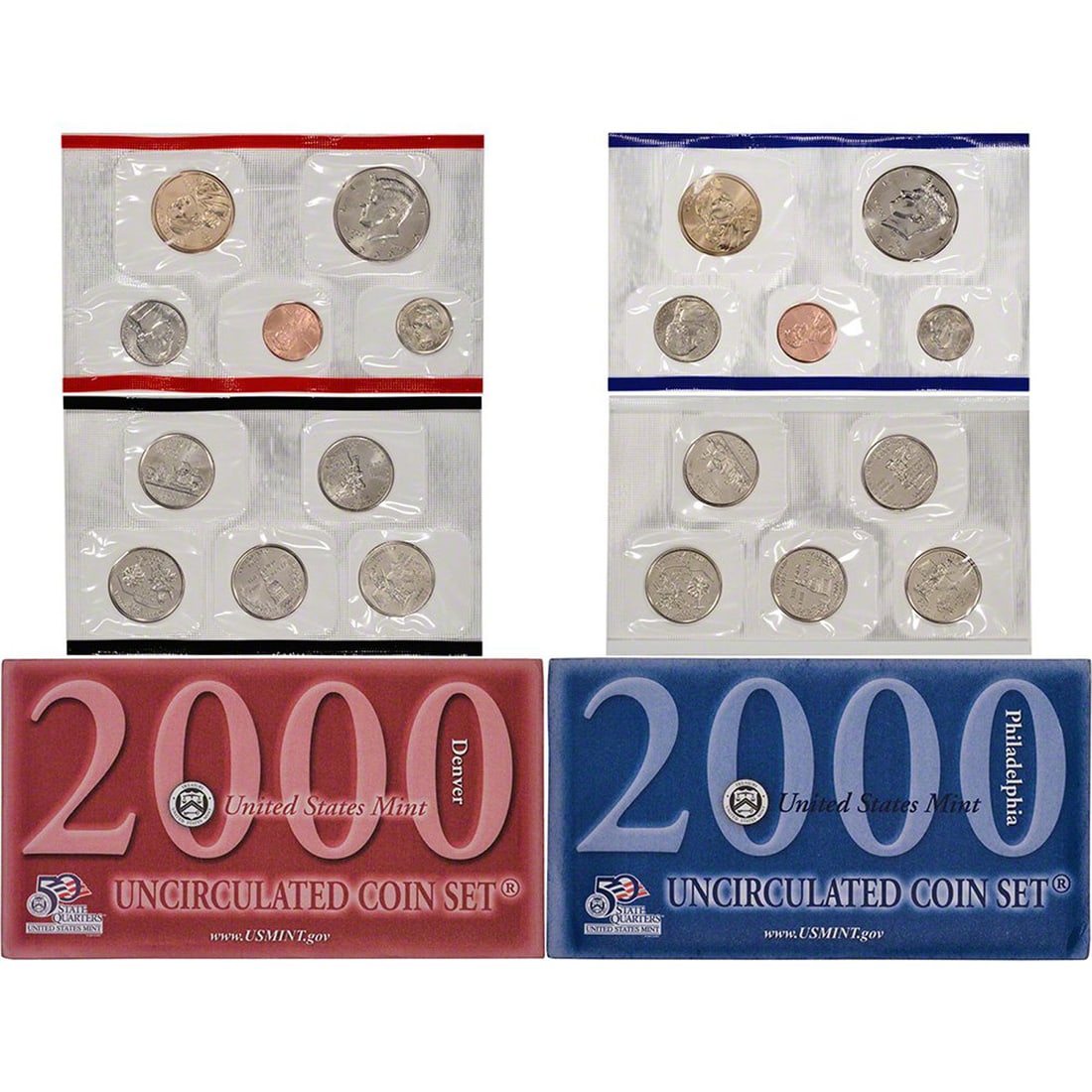 2000 United States Mint Set in original Government packaging 20 coins (1 of 1)
