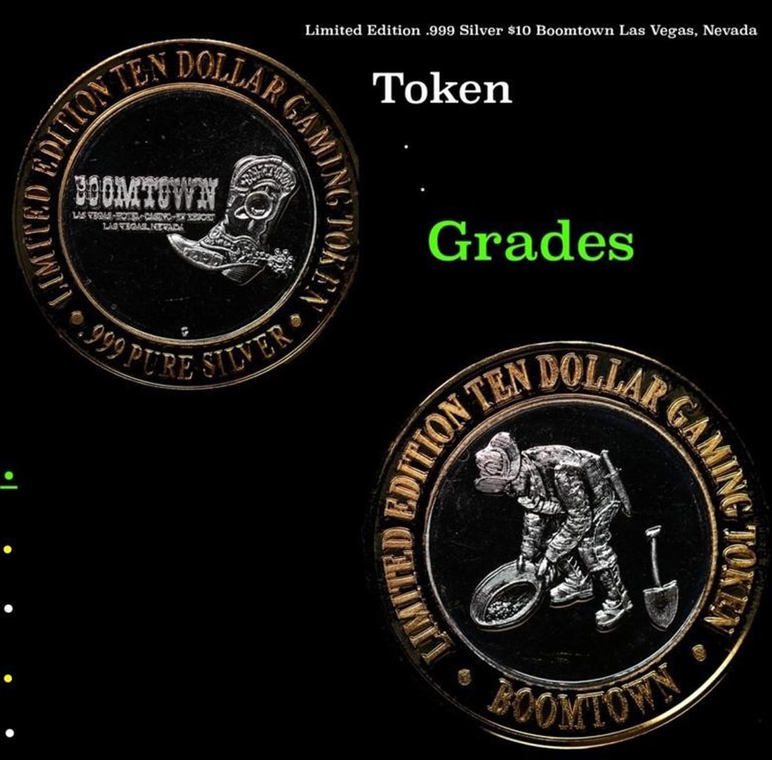 Limited Edition .999 Silver $10 Boomtown Las Vegas, Nevada (1 of 3)