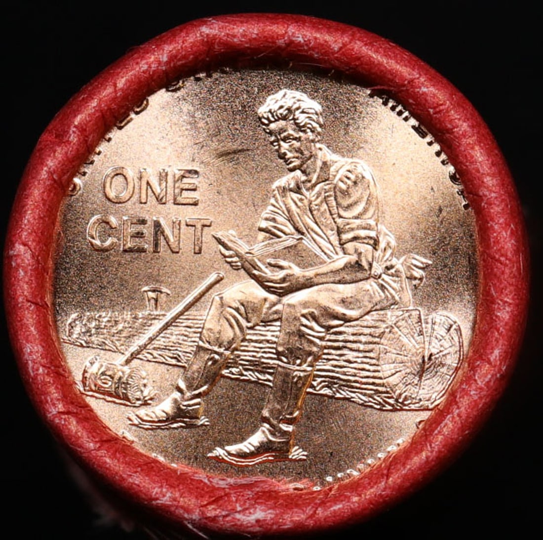 BU Shotgun Lincoln 1c roll, 2009-p (Formative) 50 pcs Steel-Strong Wrapper 50c: BU Shotgun Lincoln 1c roll, 2009-p (Formative) 50 pcs Steel-Strong Wrapper 50c. A terrific Shotgun roll of Lincoln cents in a steel strong wrapper. Most if not all coins should be cherry red.