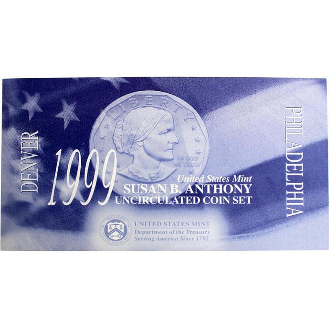 1999 Proof United States Mint Susan B Anthony Dollar $1 In Original Government Packaging (1 of 1)