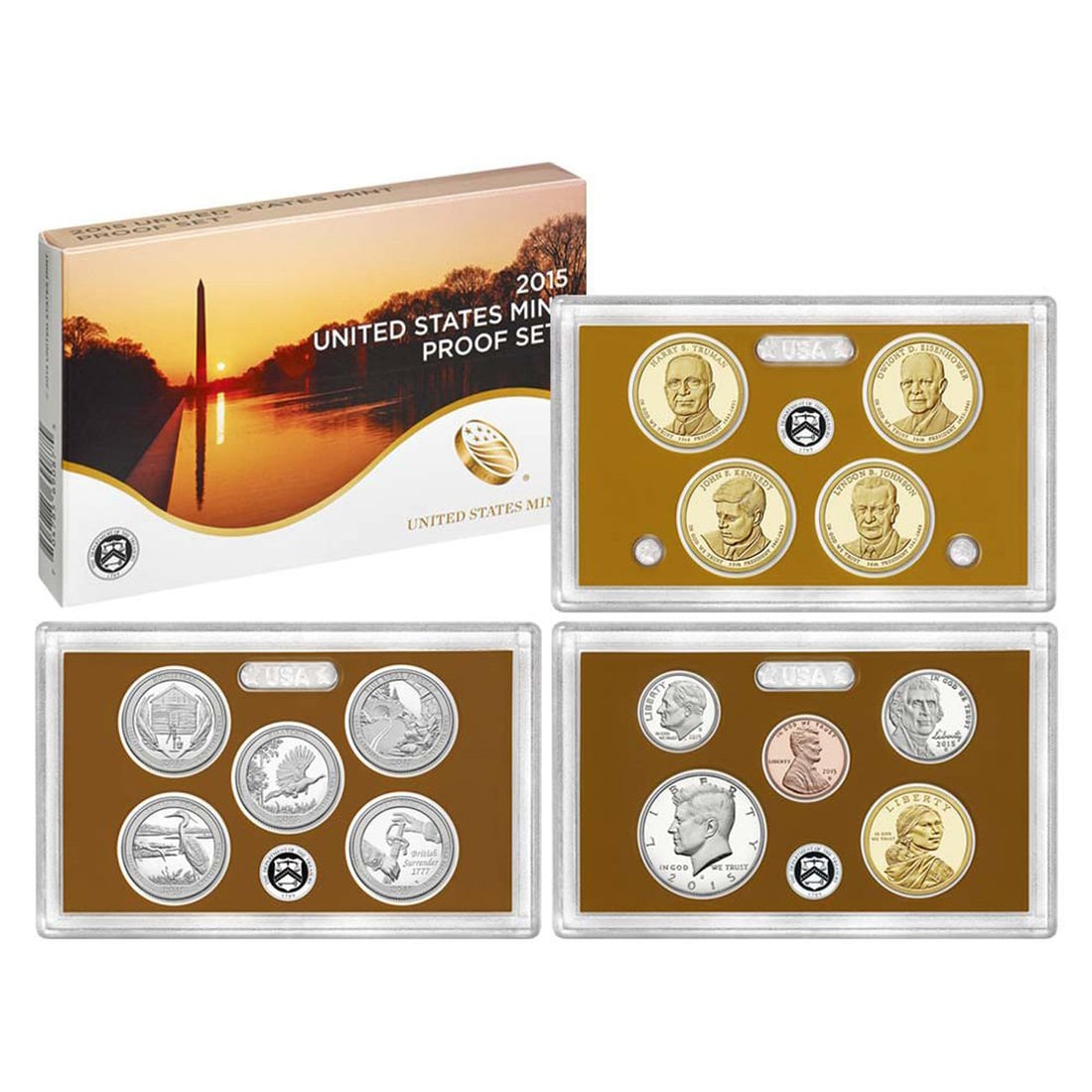 2015 United States Mint Proof Set - 14 pc set (1 of 1)