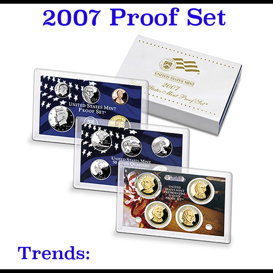2007 Proof Set & 2007 Presidential Dollar Proof Set (1 of 1)