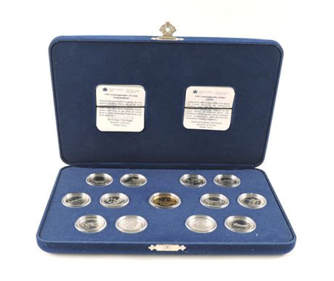 1992 Canada 125th Anniversary Silver Proof 25 Cents Quarter Set (1 of 2)