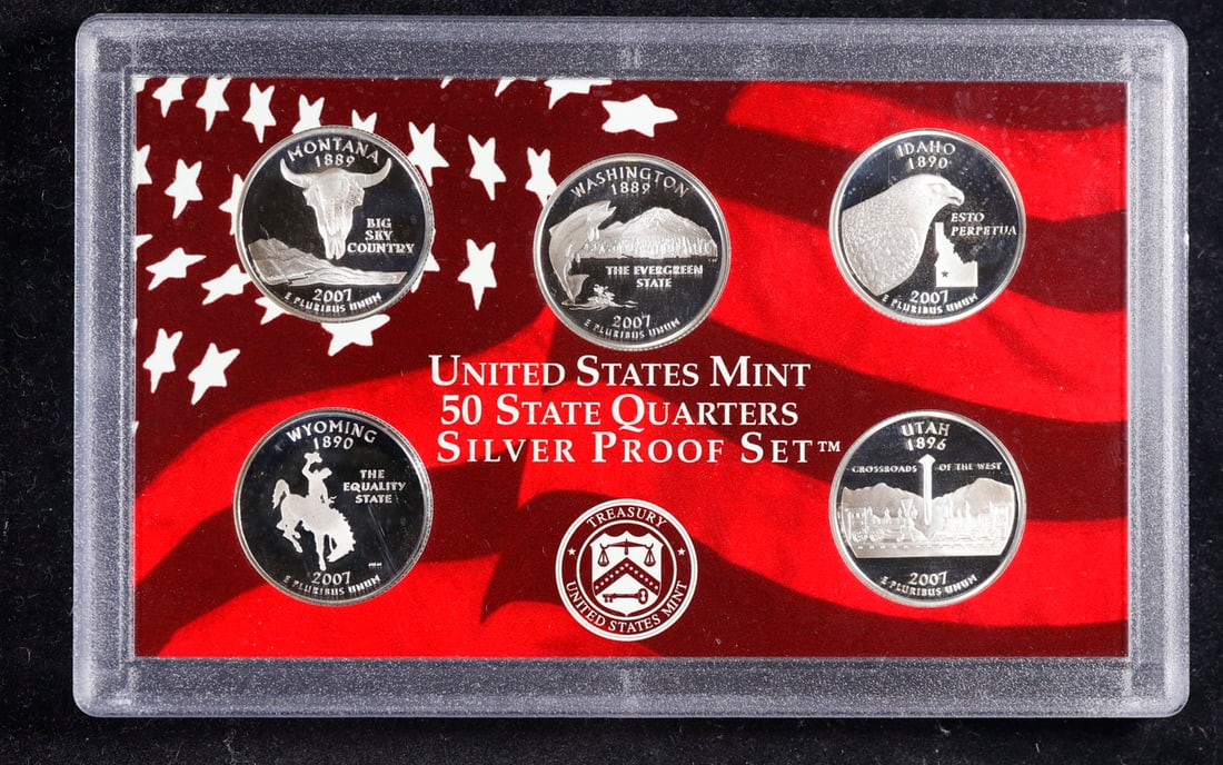 2006 United States Quarters Silver Proof Set - 5 pc set No Outer Box (1 of 2)