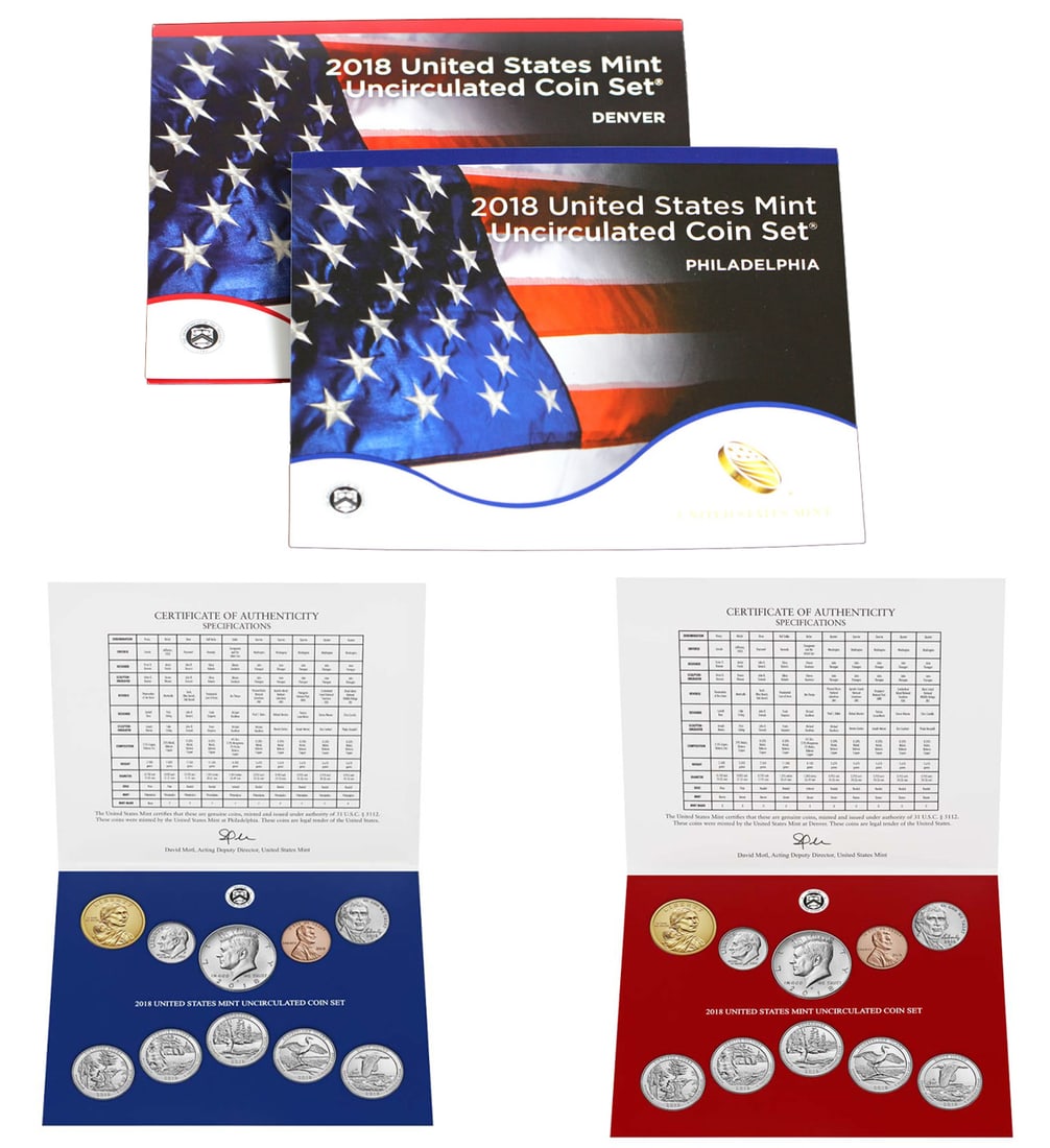 2018 United States Mint Set 20 coins (1 of 1)