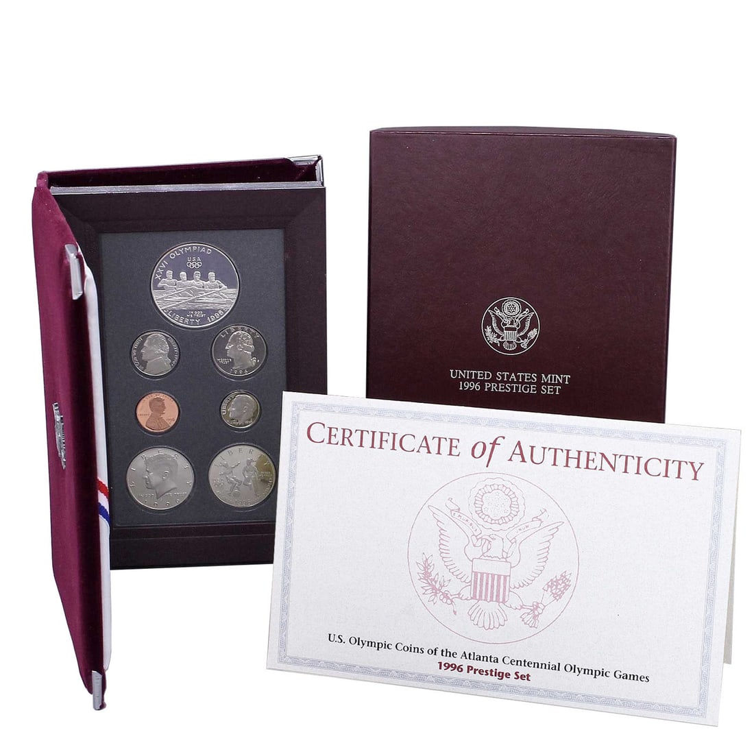 1996 United States Mint Premier Silver Proof Set in Display case (1 of 1)