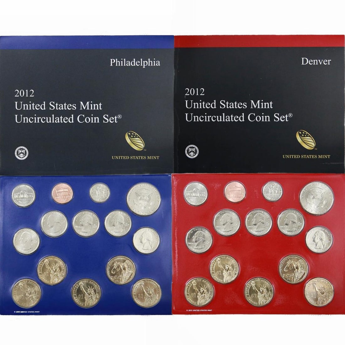 2012 United States Mint Set in Original Government Packaging! 28 Coins Inside! (1 of 1)