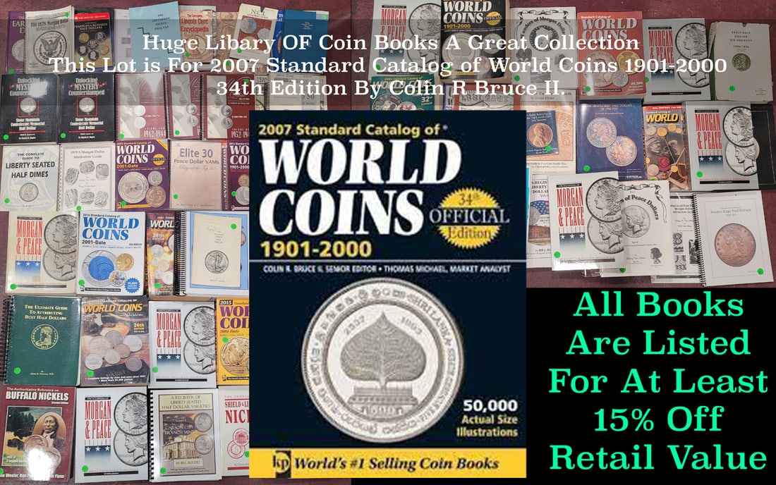 2007 Standard Catalog of World Coins 1901-2000 By Colin R Bruce II: 2007 Standard Catalog of World Coins 1901-2000 By Colin R Bruce II. All Prices At Least 15% Below Retail