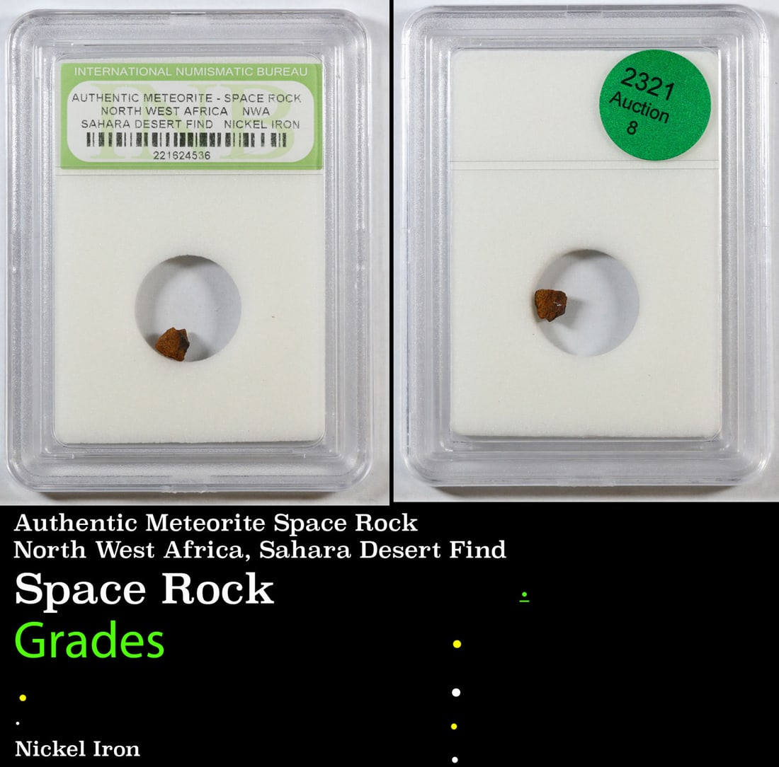 Authentic Meteorite Space Rock North West Africa, Sahara Desert Find Graded BY INB: Authentic Meteorite Space Rock North West Africa, Sahara Desert Find Graded BY INB.