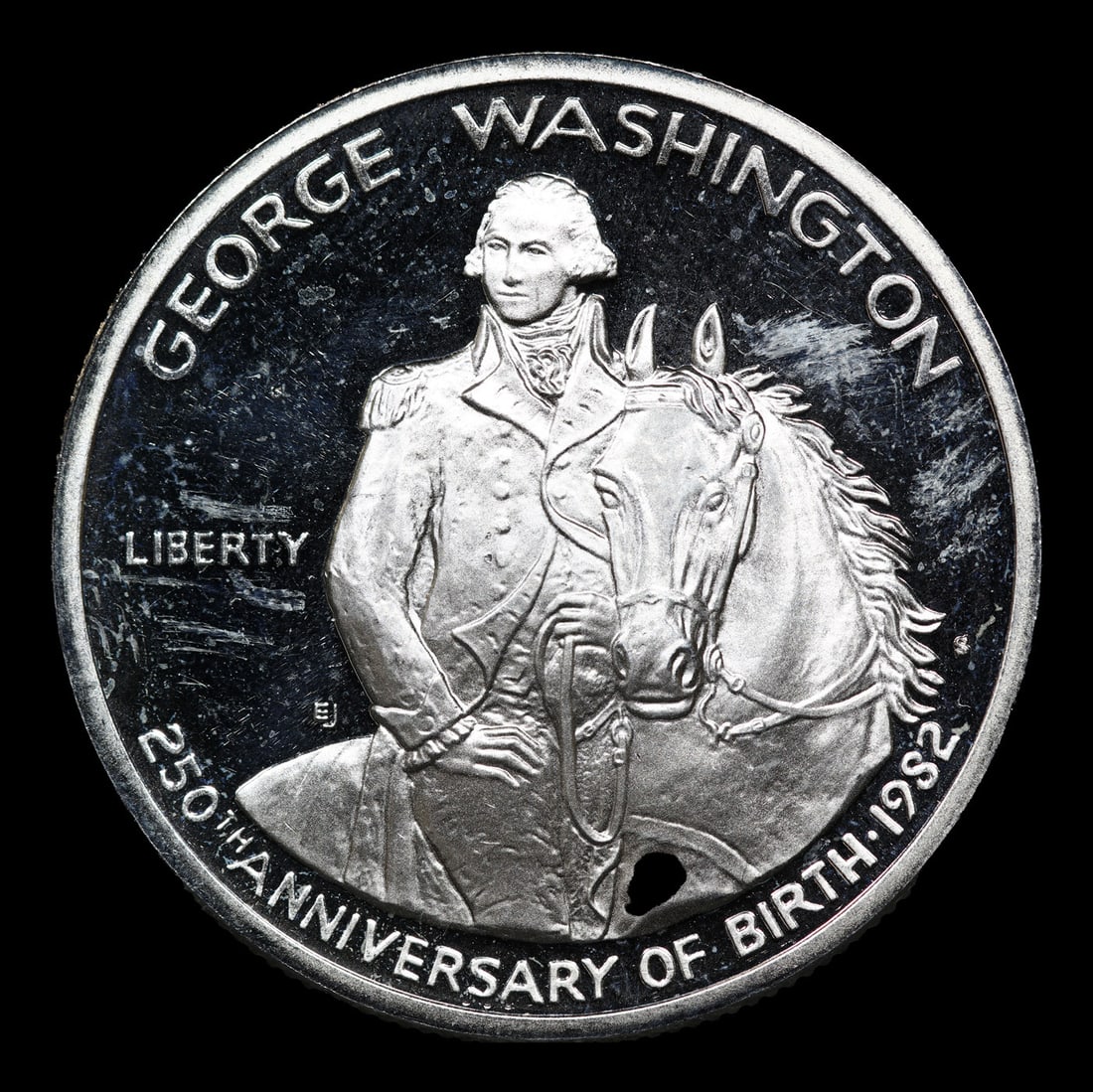 Proof 1982-S Washington Modern Commem Half Dollar Silver 50c Grades GEM++ Proof Deep Cameo (1 of 1)