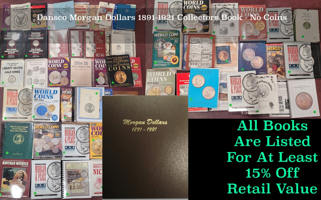 Dansco Morgan Dollars 1891-1921 Collectors Book - No Coins (1 of 2)