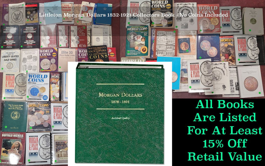 Littleton Morgan Dollars 1832-1921 Collectors Book - No Coins Included (1 of 1)