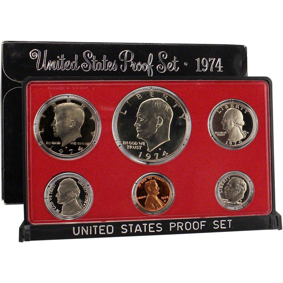 1974 United States Mint Proof Set 6 coins (1 of 1)