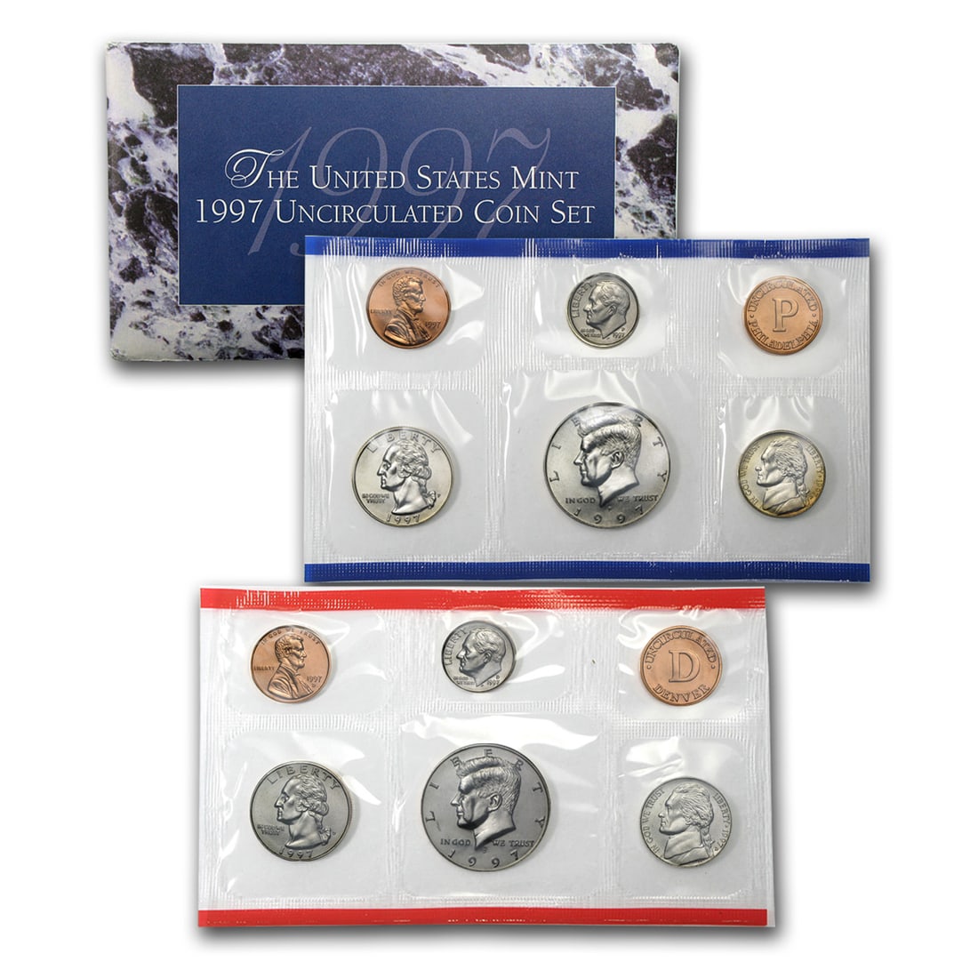 1997 United States Mint Set in Original Government Packaging 10 coins (1 of 1)