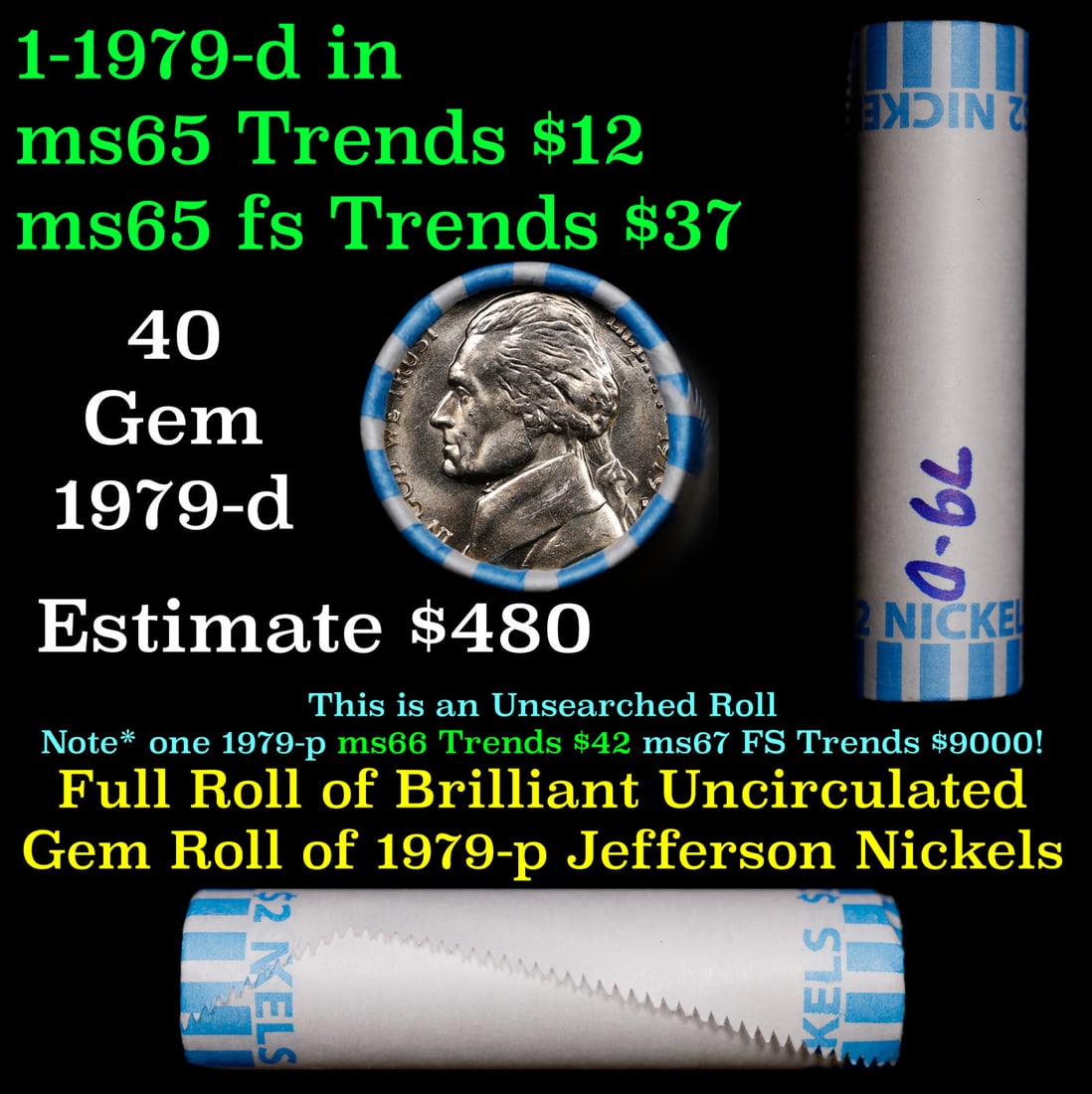 INSANITY The CRAZY Nickel Wheel 1000’s won so far, WIN this 1979-d BU Roll get 1-5 free OBW: INSANITY The CRAZY Nickel Wheel 1000’s won so far, WIN this 1979-d BU Roll get 1-5 free OBW.