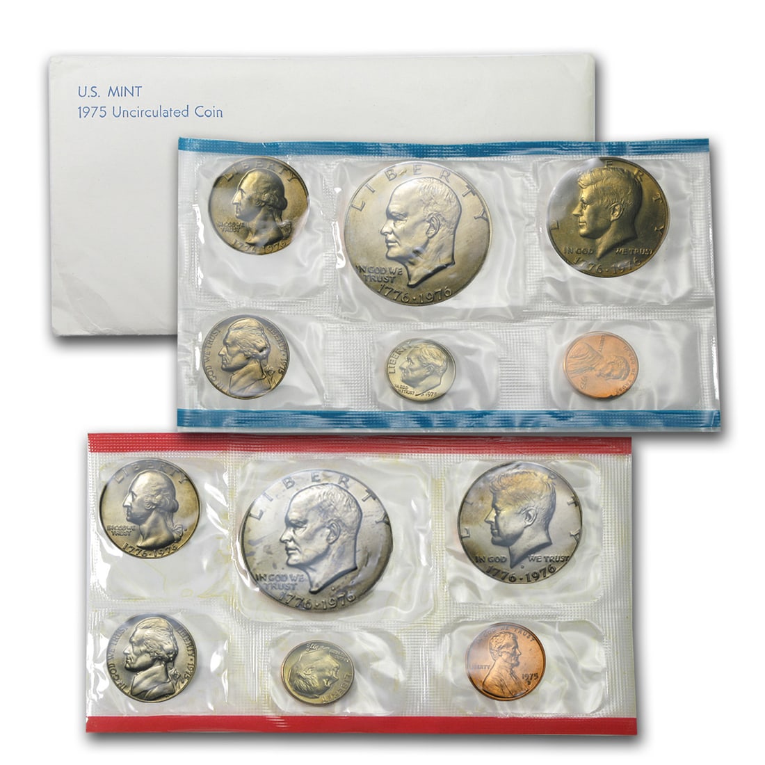 1975 United States Mint Set in Original Government Packaging, 12 Coins Inside! (1 of 1)