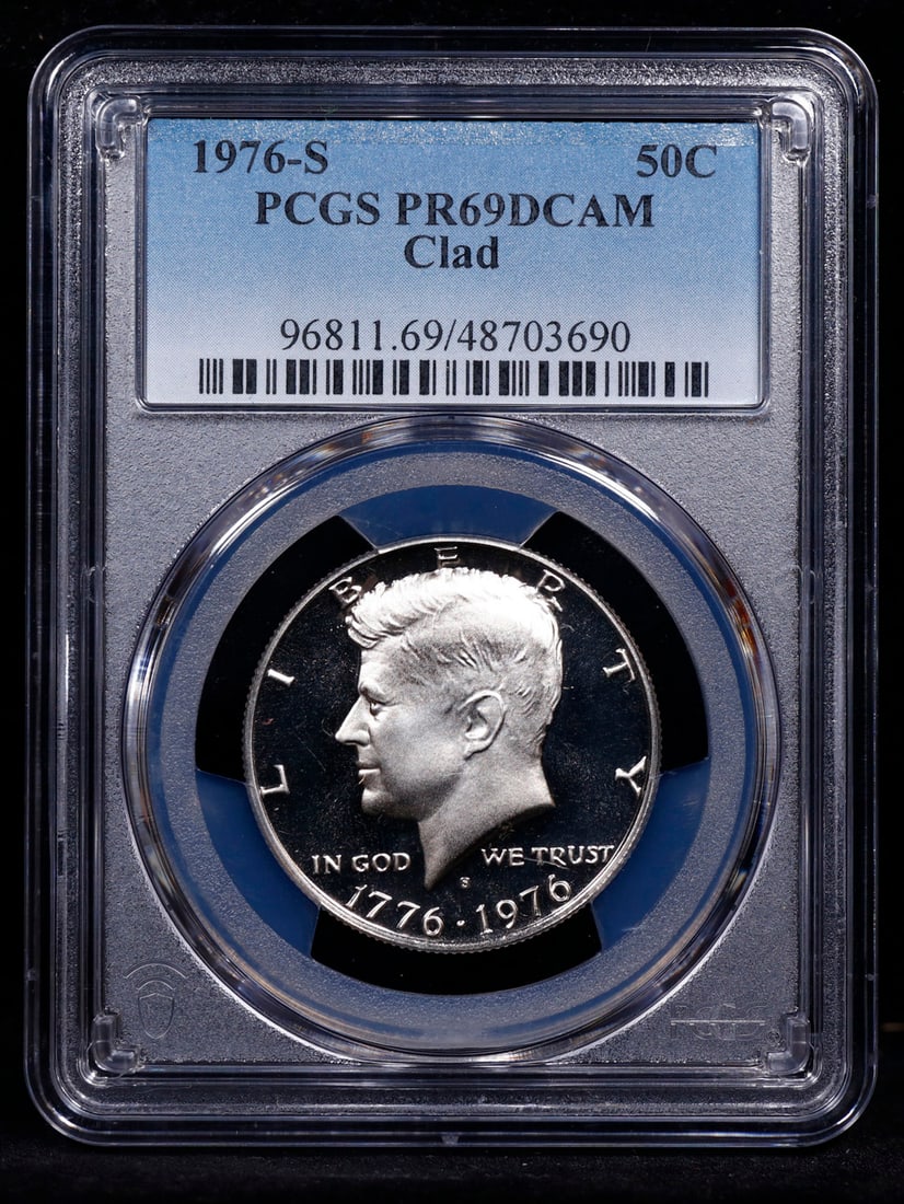 Proof ***Auction Highlight*** PCGS 1976-s Clad Kennedy Half Dollar 50c Graded pr69 dcam By PCGS (fc) (1 of 3)