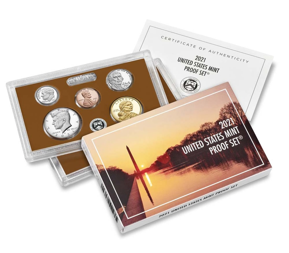 2021 Unite States Mint Proof Set 7 Coins (1 of 1)