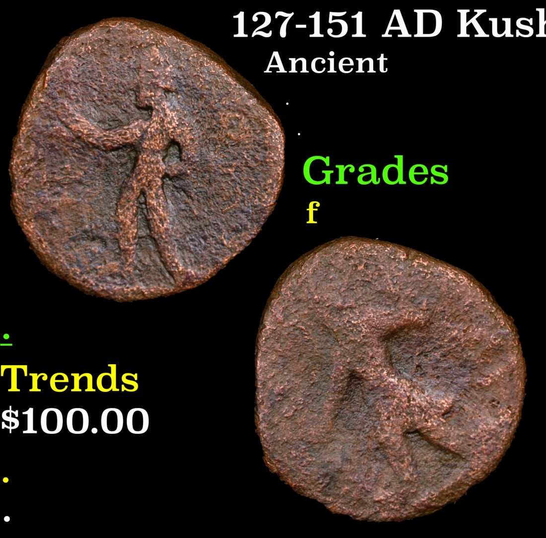 127-151 AD Kushan Empire, Kanishka I Tetradrachm, 25mm 16g Grades f: 127-151 AD Kushan Empire, Kanishka I Tetradrachm, 25mm 16g Grades f. Kanishka I, also known as Kanishka the Great, was an emperor of the Kushan dynasty, under whose reign (c.?127–150 CE) the empire 