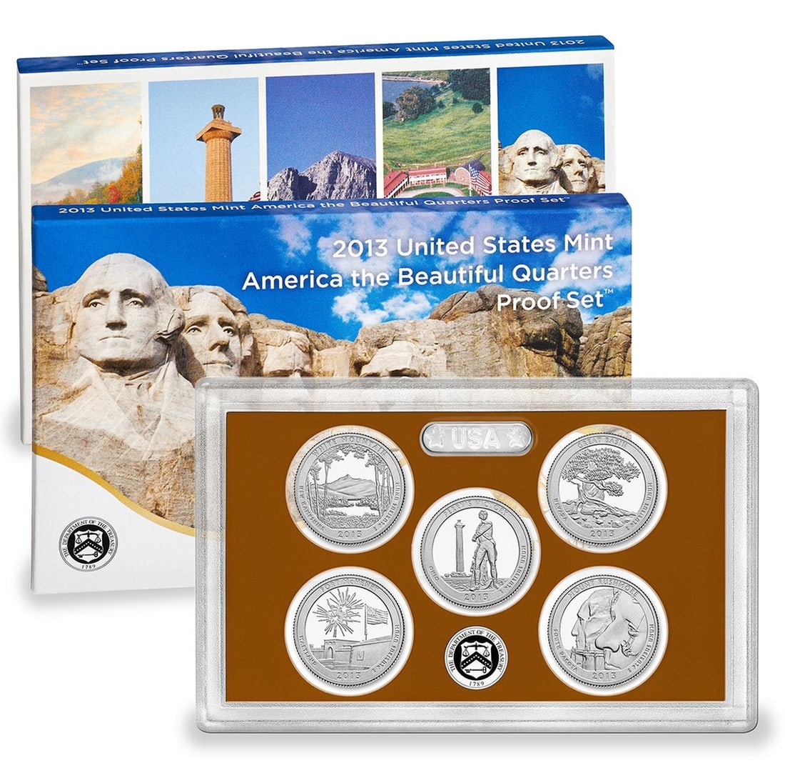 2013 S US Mint America the Beautiful Quarters  Proof Set (1 of 1)