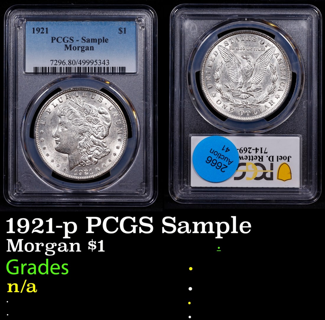 1921-p Morgan Dollar PCGS Sample $1 n/a PCGS (1 of 3)