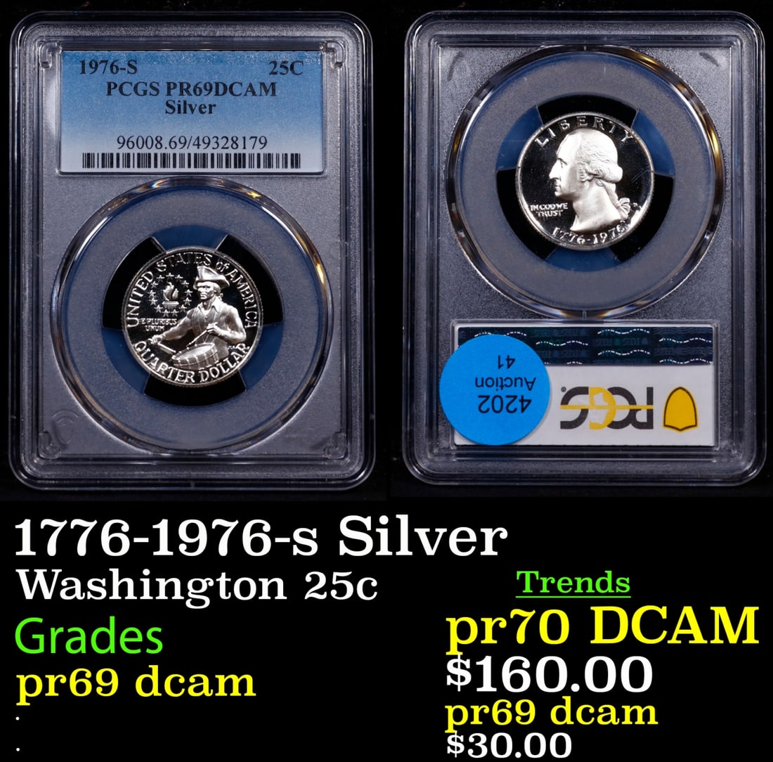 1776-1976-s Silver Proof Washington Quarter 25c pr69 dcam PCGS (1 of 3)