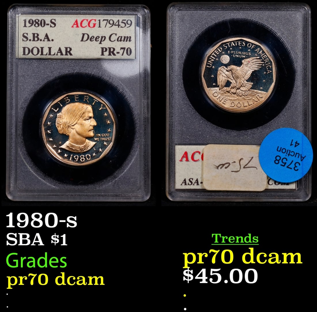 1980-s Proof Susan B. Anthony Dollar 1 ACG (1 of 3)