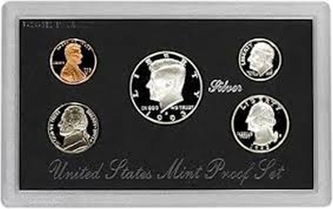 1993 United States Mint Proof Set 5 coins (1 of 1)