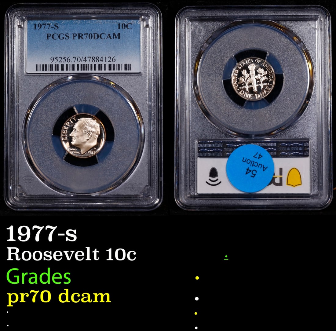 PCGS 1977-s Proof Roosevelt Dime 10c PCGS (1 of 3)