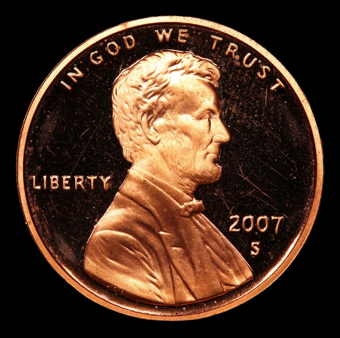 2007-s Proof Lincoln Cent 1c Grades GEM++ Proof Deep Cameo: 2007-s Lincoln Cent 1c Grades GEM++ Proof Deep Cameo.